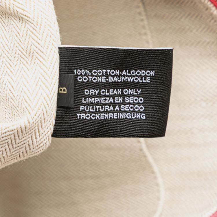 Pre Owned Hermes Pink Red Small Toile Bride A Brac Case