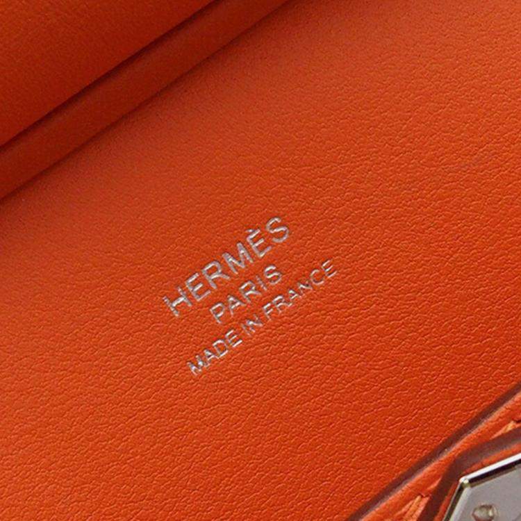 Pre Owned Hermes Orange Swift Mini Jypsiere