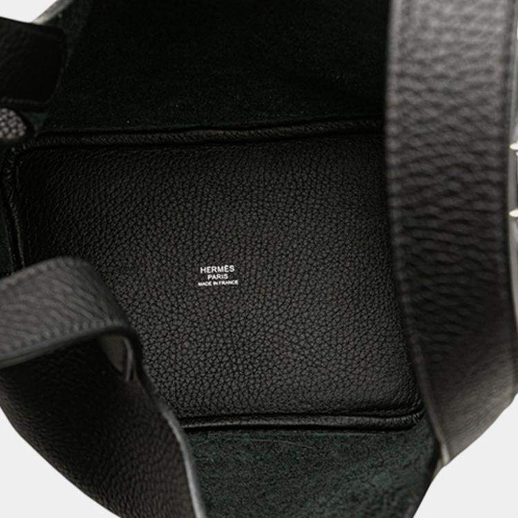 Pre Owned Hermes Black Clemence Picotin Lock 18