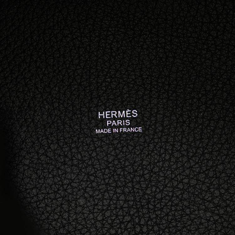 Pre Owned Hermes Black Clemence Picotin Lock 18