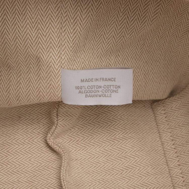 Pre Owned Hermes Terracotta Large Canvas Bride-a-Brac Cabriole Case