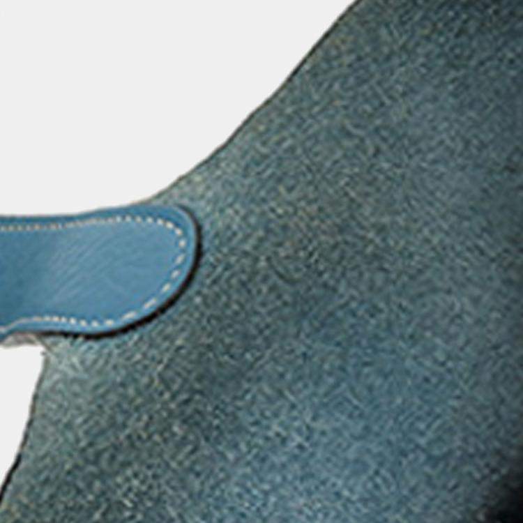 Pre Owned Hermes Picotin 18  Blue Clemence Bag