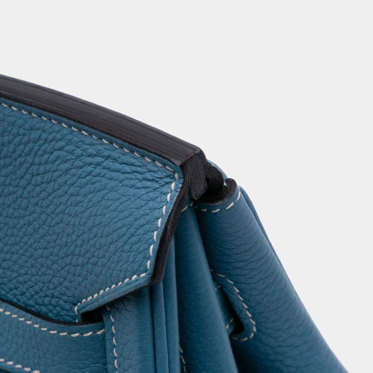 Pre Owned Hermes Cobalt Togo Birkin Retourne 35