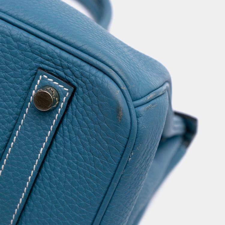 Pre Owned Hermes Cobalt Togo Birkin Retourne 35