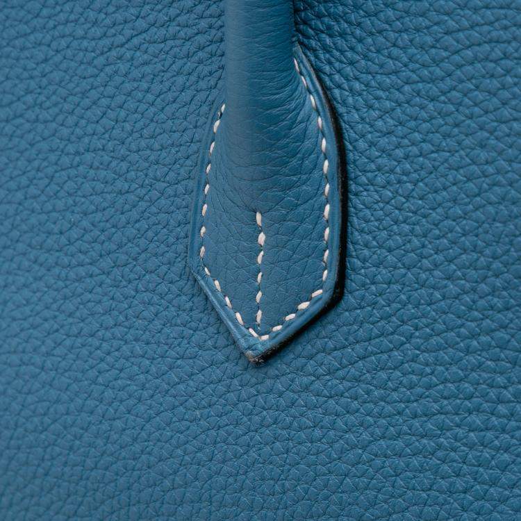 Pre Owned Hermes Cobalt Togo Birkin Retourne 35