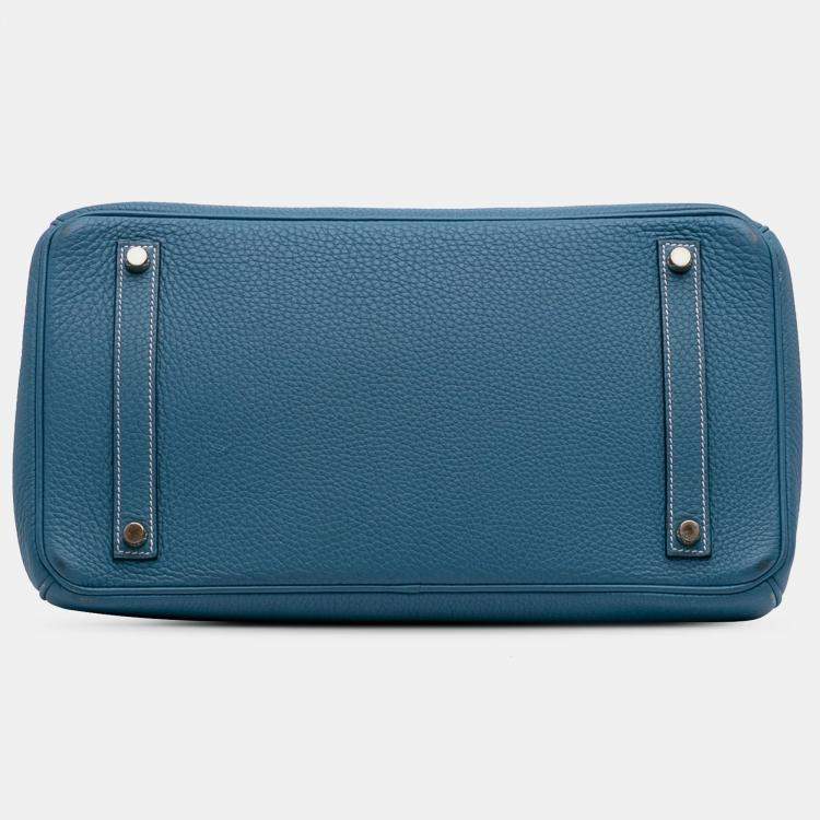 Pre Owned Hermes Cobalt Togo Birkin Retourne 35