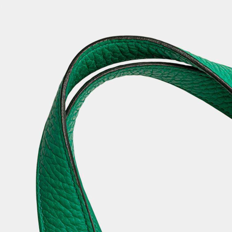 Pre Owned Hermes Green Clemence Picotin Lock 18