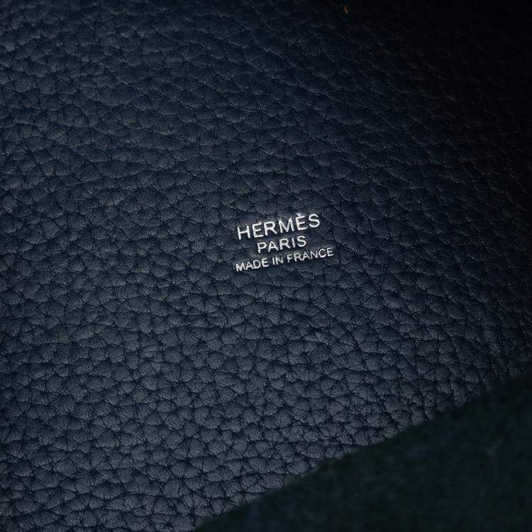 مملوكة مسبقًا Hermes Bleu de Malte Clemence Picotin Lock 22