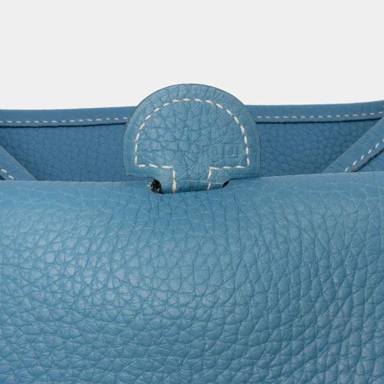 Pre Owned Hermes Blue Jean Clemence Evelyne I 29