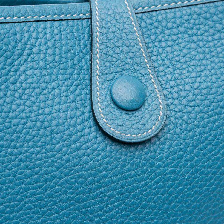 Pre Owned Hermes Blue Jean Clemence Evelyne I 29