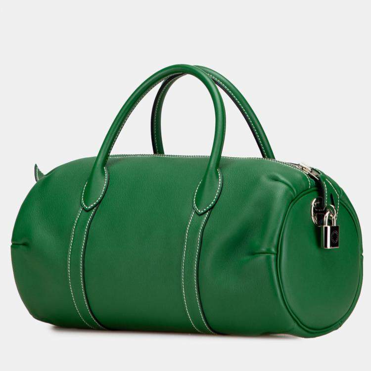 Pre Owned Hermes Green Swift Polochon 1925 30