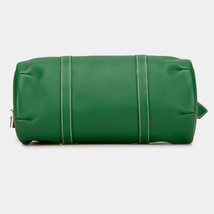 Pre Owned Hermes Green Swift Polochon 1925 30