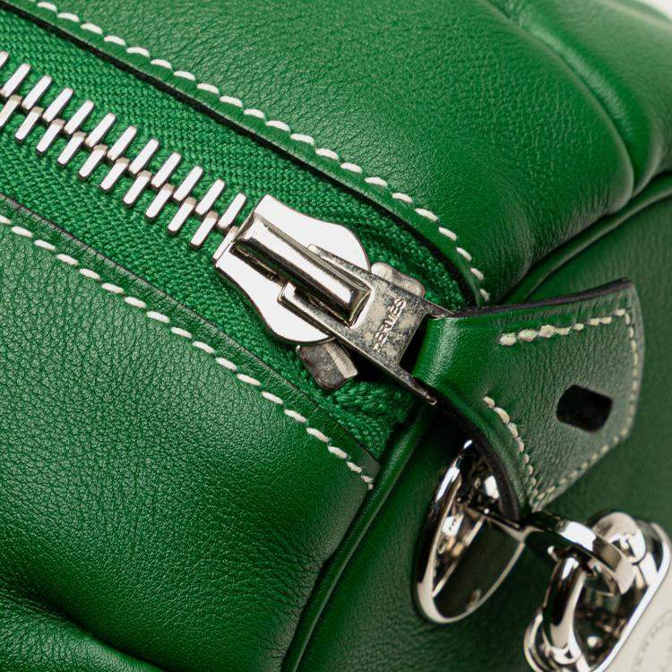 Pre Owned Hermes Green Swift Polochon 1925 30