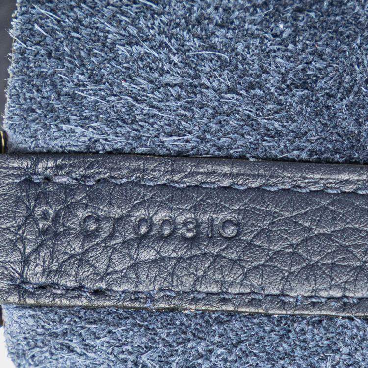 Pre Owned Hermes Blue Clemence Picotin Lock 22
