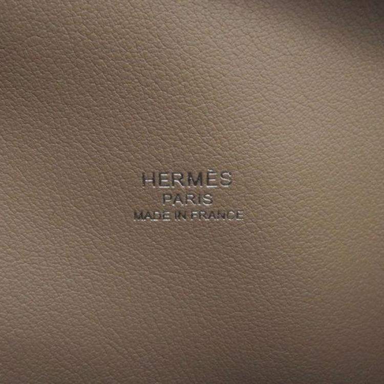 Pre Owned Hermes Etoupe Epsom Petite Course