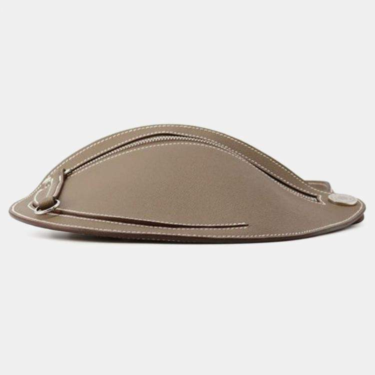 Pre Owned Hermes Etoupe Epsom Petite Course