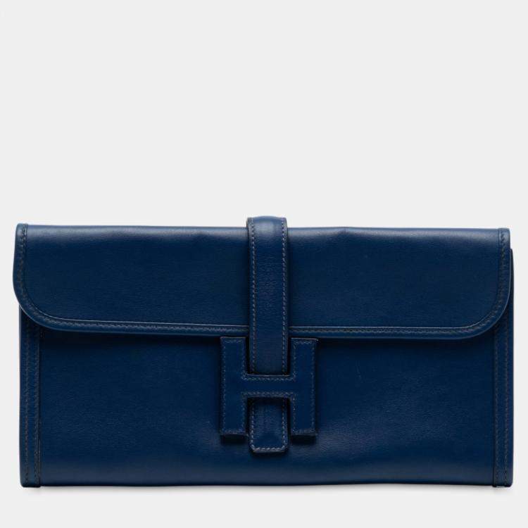 Pre Owned Hermes Bleu Saphir Swift Jige Elan 29