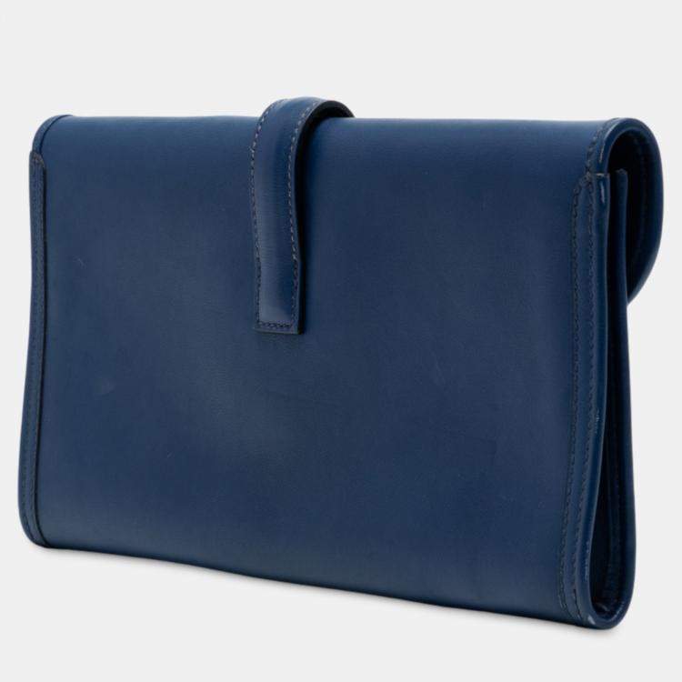 Pre Owned Hermes Bleu Saphir Swift Jige Elan 29