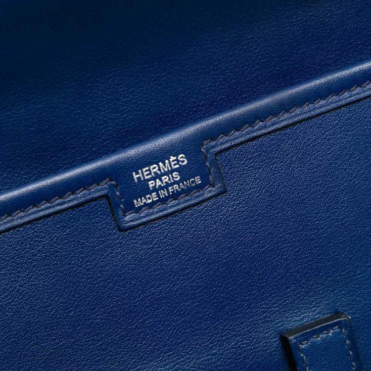 Pre Owned Hermes Bleu Saphir Swift Jige Elan 29