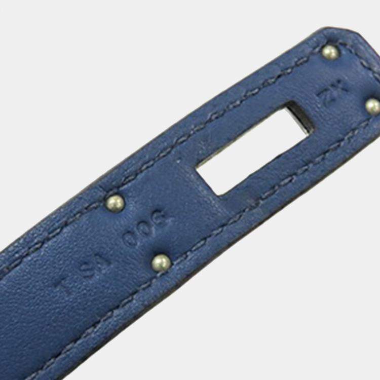 Pre Owned Hermes Blue Swift Jypsiere 28
