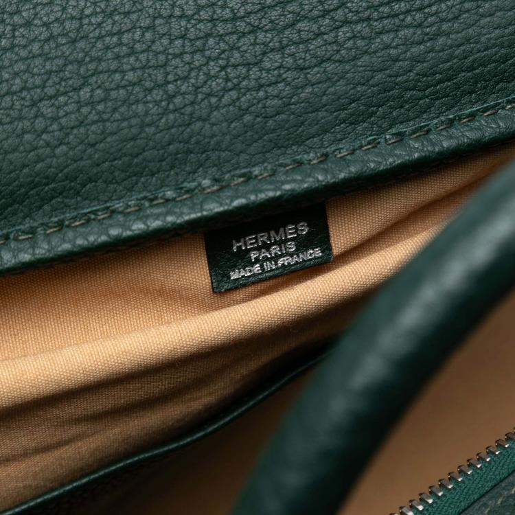 Pre Owned Hermes Vert Cypress Epsom Sac En Vie 50