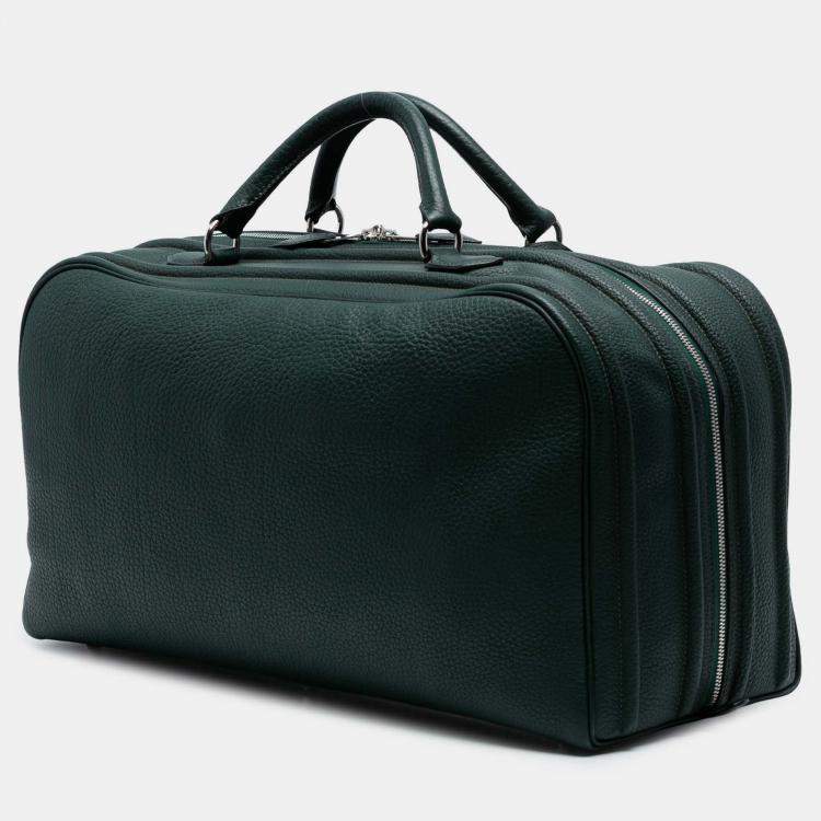 Pre Owned Hermes Vert Cypress Epsom Sac En Vie 50