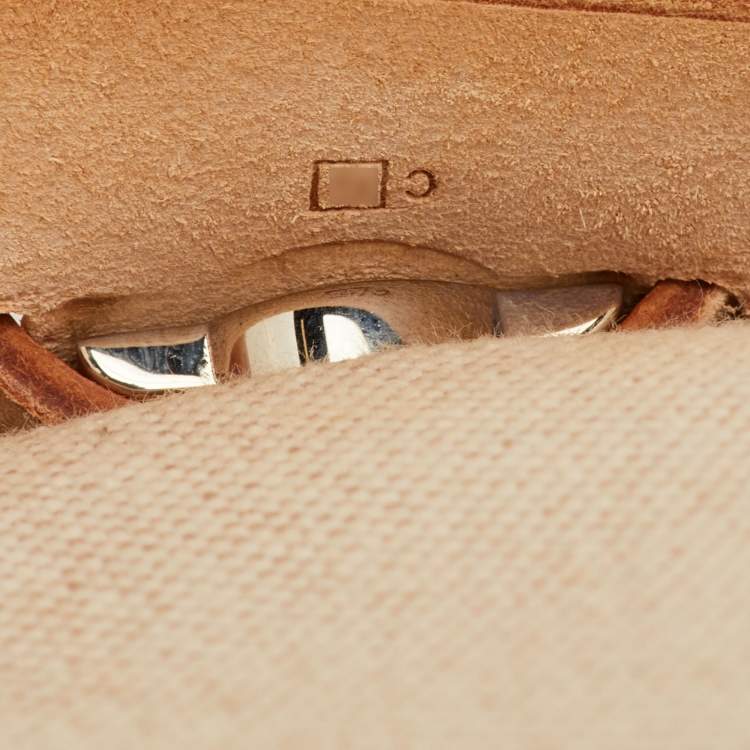 Pre Owned حقيبة ظهر هيرمس إكرو/طبيعي توليه كانفاس وجلد فاش 2 في 1