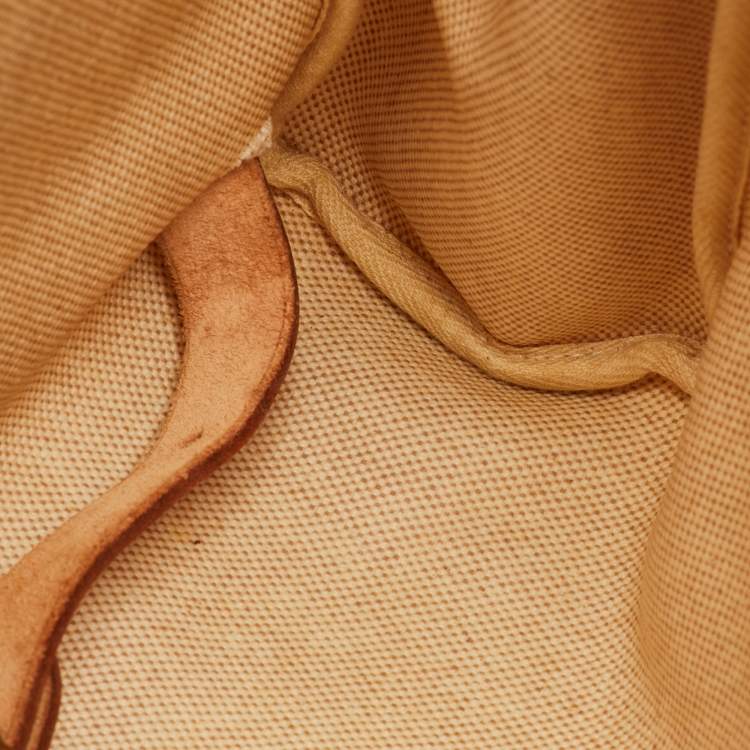 Pre Owned Hermès Ecru/Natural Toile Canvas and Vache Leather Herbag 2-in-1 Backpack