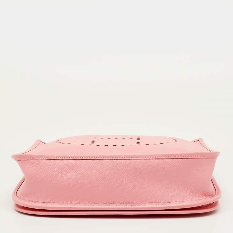 Pre Owned Hermes Evelyne 29 III PM Rose Confetti Epsom Leather Bag