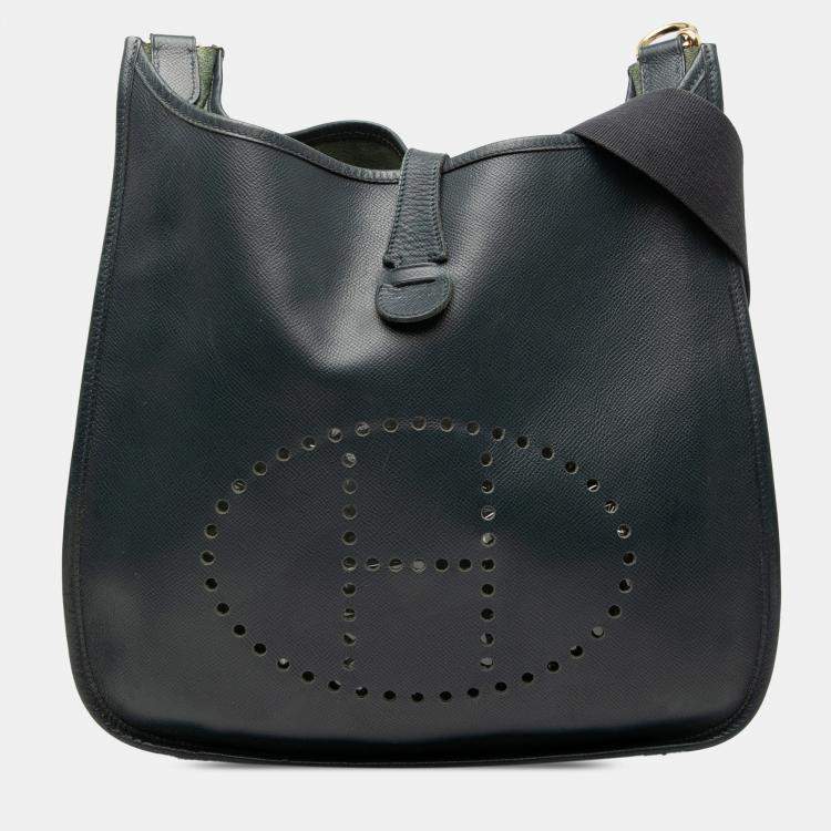 Pre Owned Hermes Caban Clemence Evelyne GM