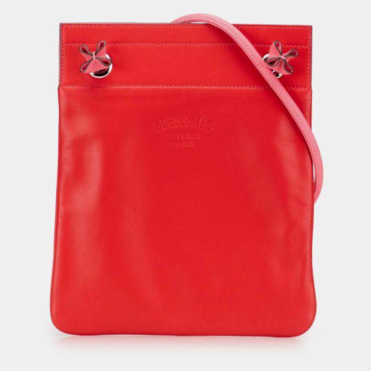 Pre Owned Hermes Rouge de Coeur Mini Swift Aline Bag