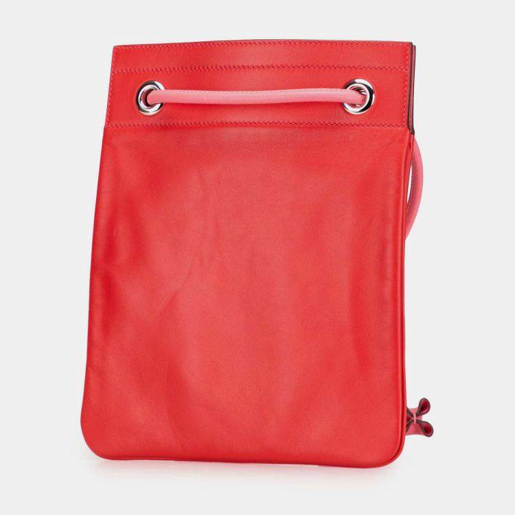Pre Owned Hermes Rouge de Coeur Mini Swift Aline Bag