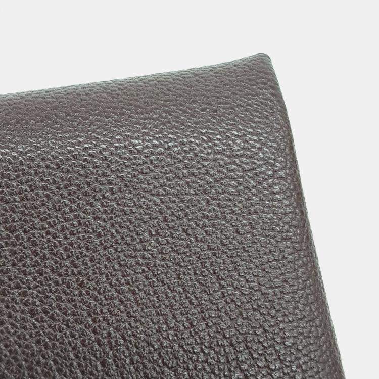 مملوكة مسبقًا Hermes Brown Leather Calvi Duo Card Holder