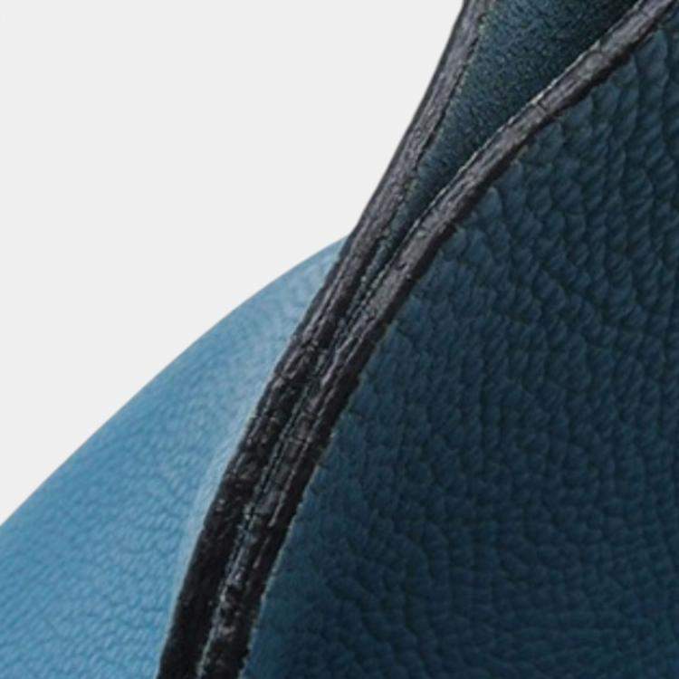 Pre Owned Hermes Blue Jean Clemence Picotin 18