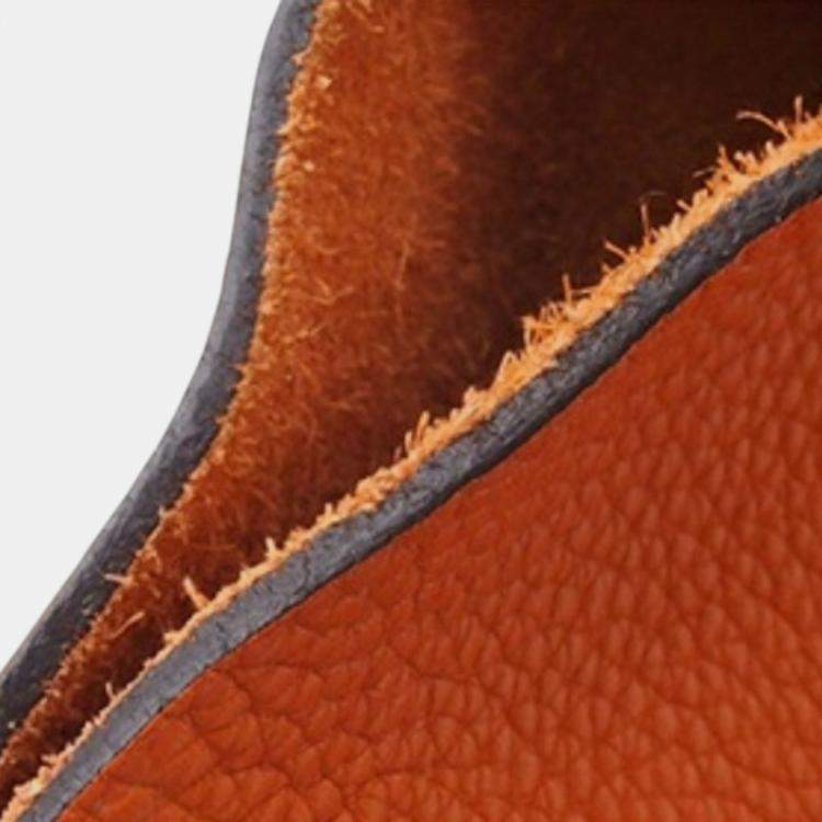 Pre Owned Hermes Orange, Rouge Grenat Bicolor Clemence and Swift Picotin Lock 18