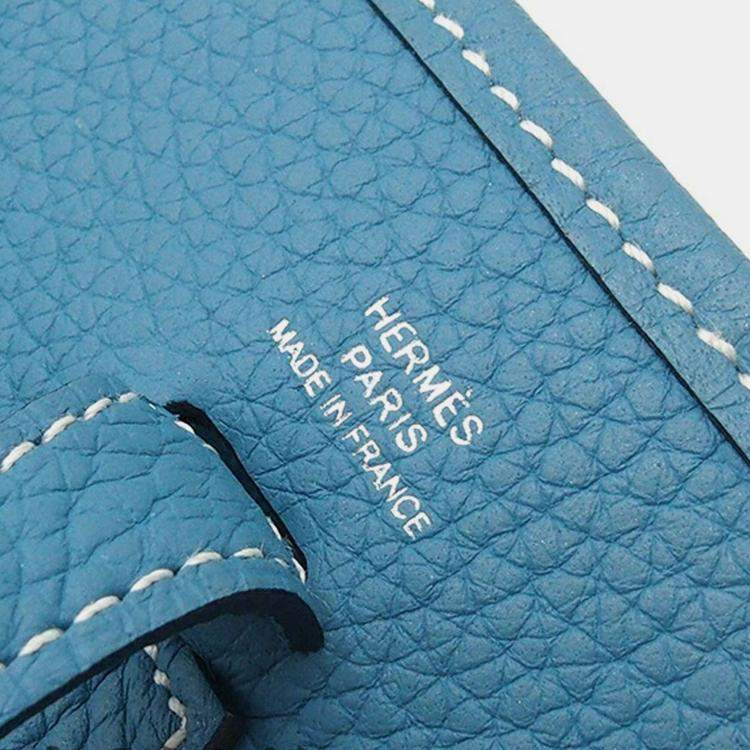 Pre Owned Hermes New Blue Jean Clemence Evelyne TPM