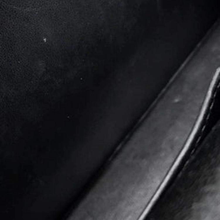 Pre Owned Hermes Cinetic 2Way Bag Black Chevre Myzore Goatskin