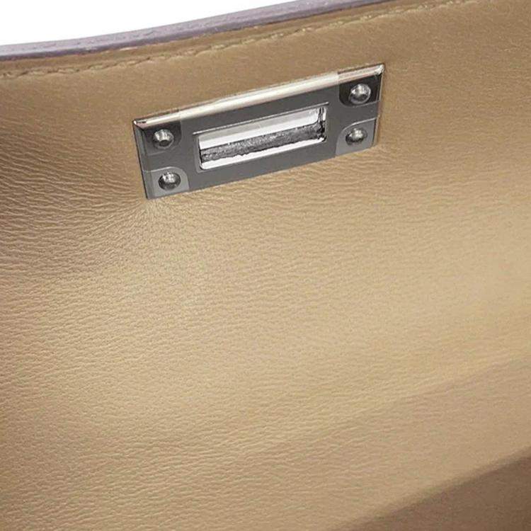 Pre Owned Hermes Mini Kelly 2 Poussiere Epsom