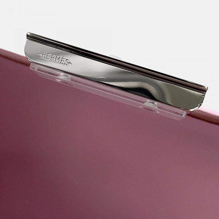 Pre Owned Hermes Constance 3 Miroir Mauve Sylvestre Epsom Size Mini
