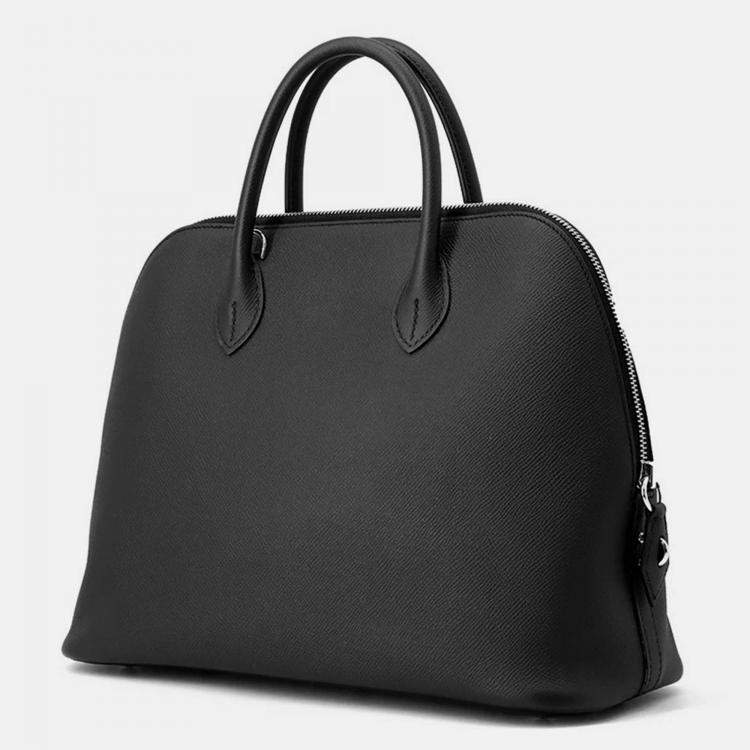 Pre Owned Hermes Bolide1923 Black Epsom Size 30