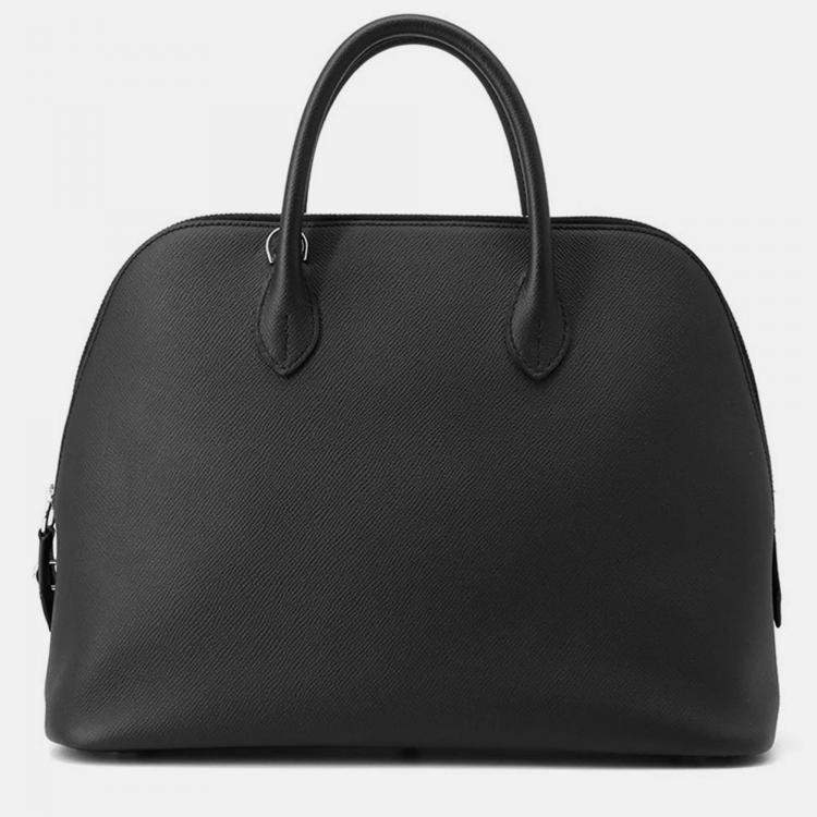 Pre Owned Hermes Bolide1923 Black Epsom Size 30