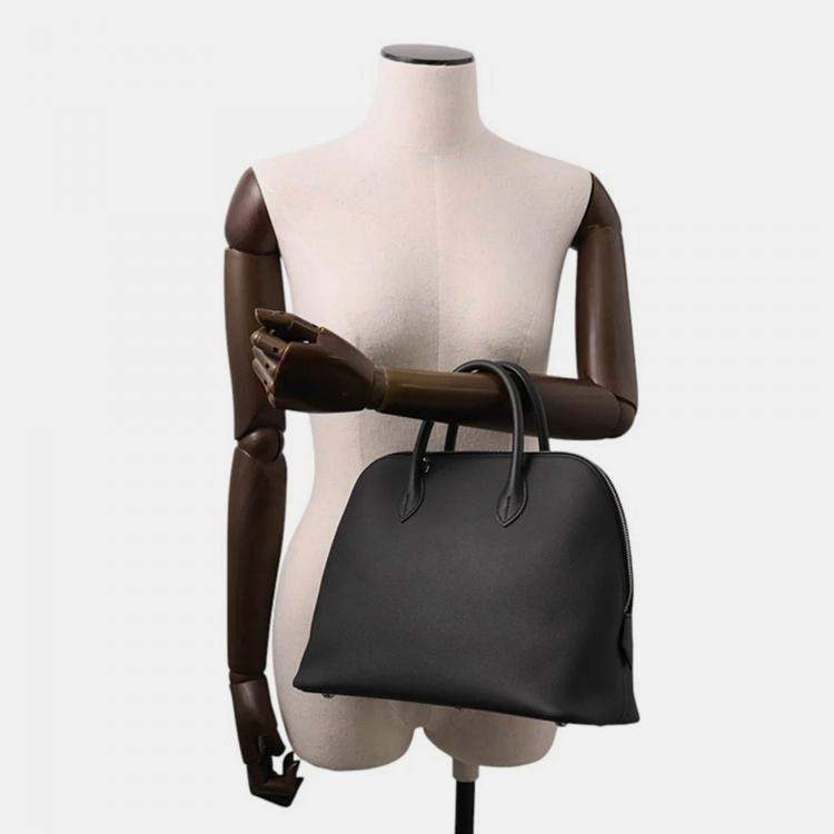Pre Owned Hermes Bolide1923 Black Epsom Size 30