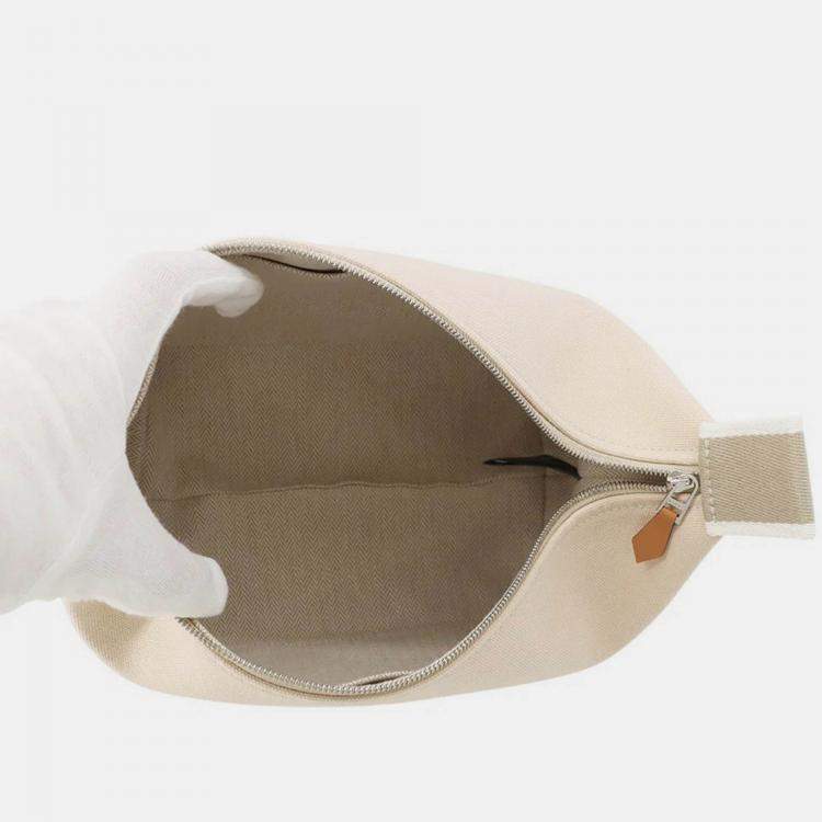 مملوكة مسبقًا Hermes Bride-A-Brac PM Beige Canvas Bag