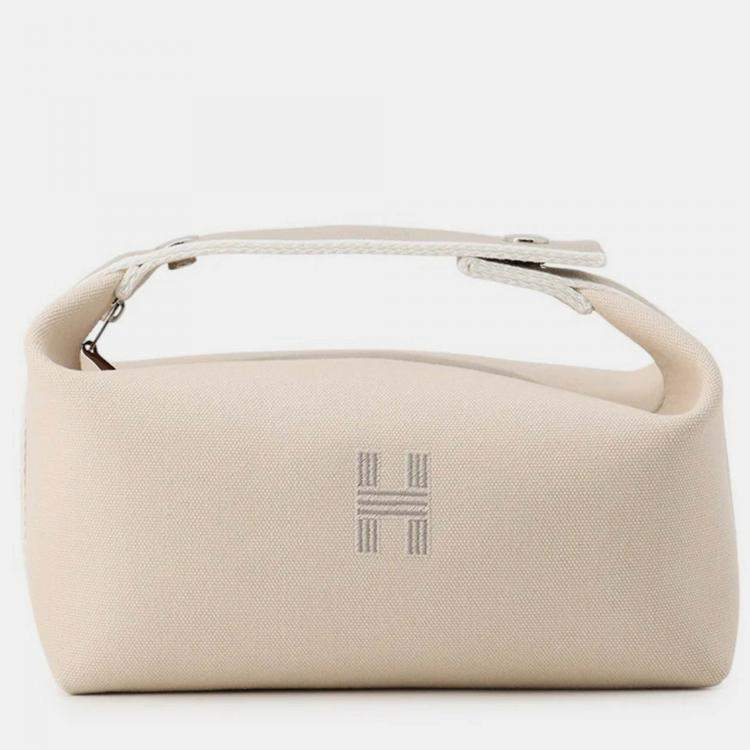مملوكة مسبقًا Hermes Bride-A-Brac PM Beige Canvas Bag