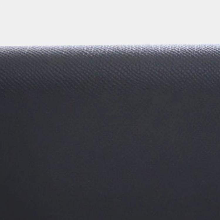 Pre Owned Hermes Noir Epsom Maillon To Go Wallet