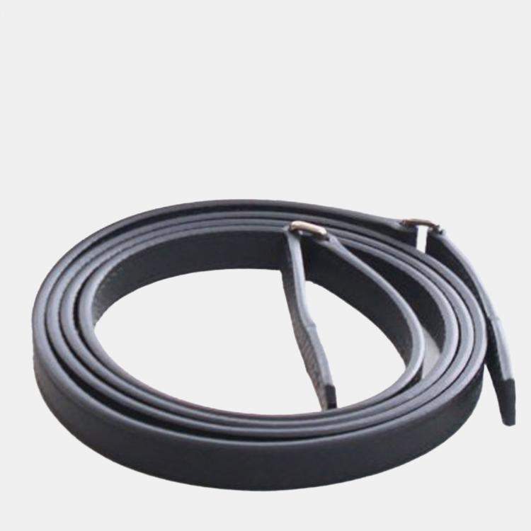 Pre Owned Hermes Noir Epsom Maillon To Go Wallet