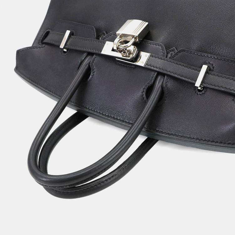 مملوكة مسبقًا Hermes Birkin 25 Swift Black Handbag