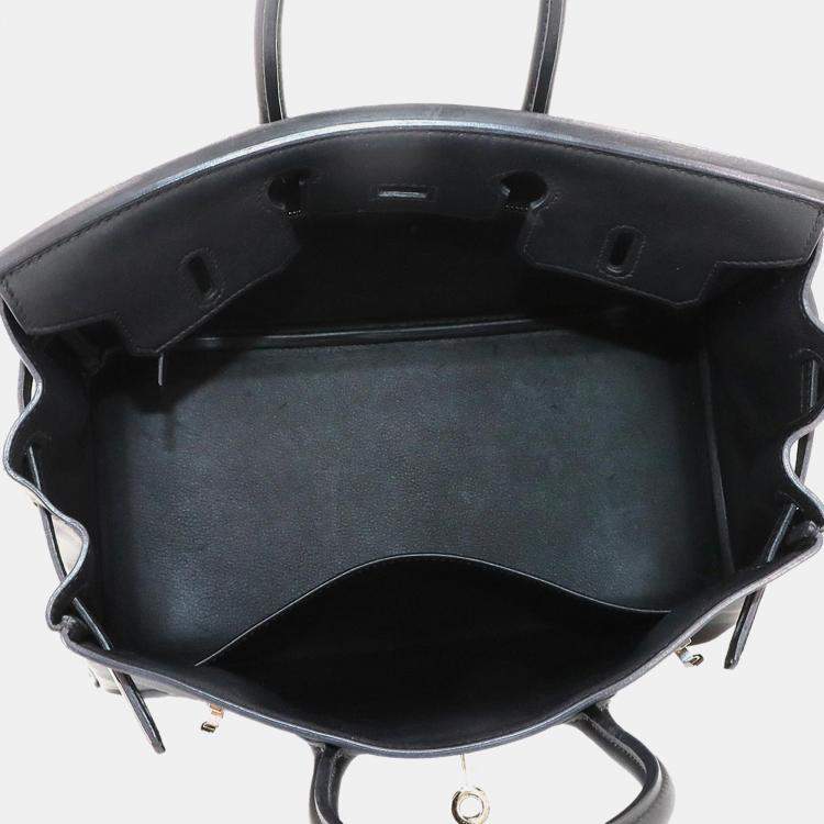 مملوكة مسبقًا Hermes Birkin 25 Swift Black Handbag