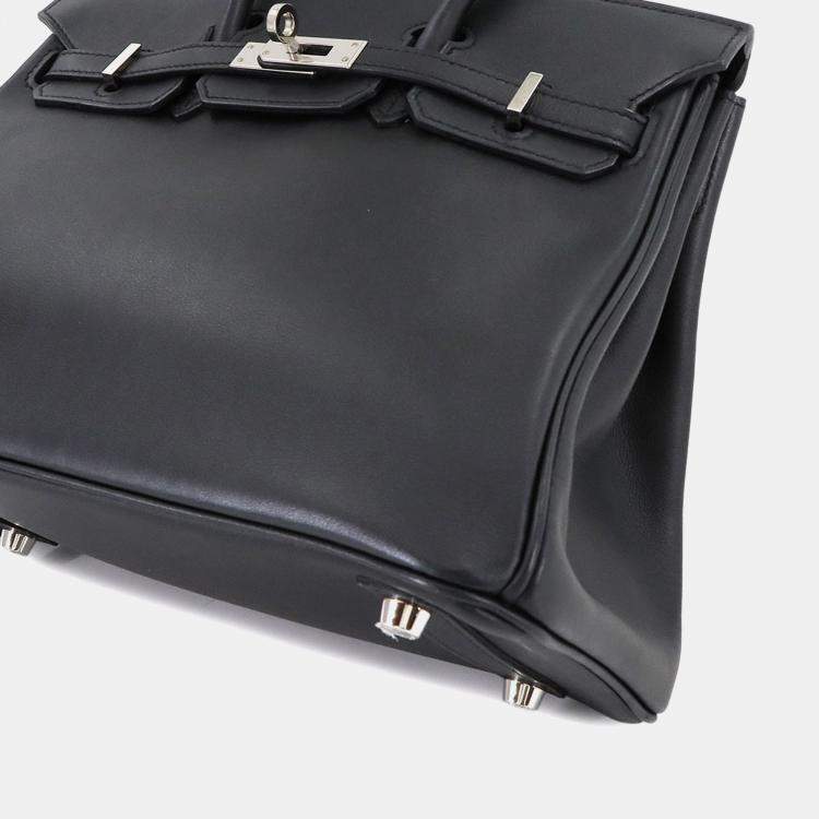 مملوكة مسبقًا Hermes Birkin 25 Swift Black Handbag