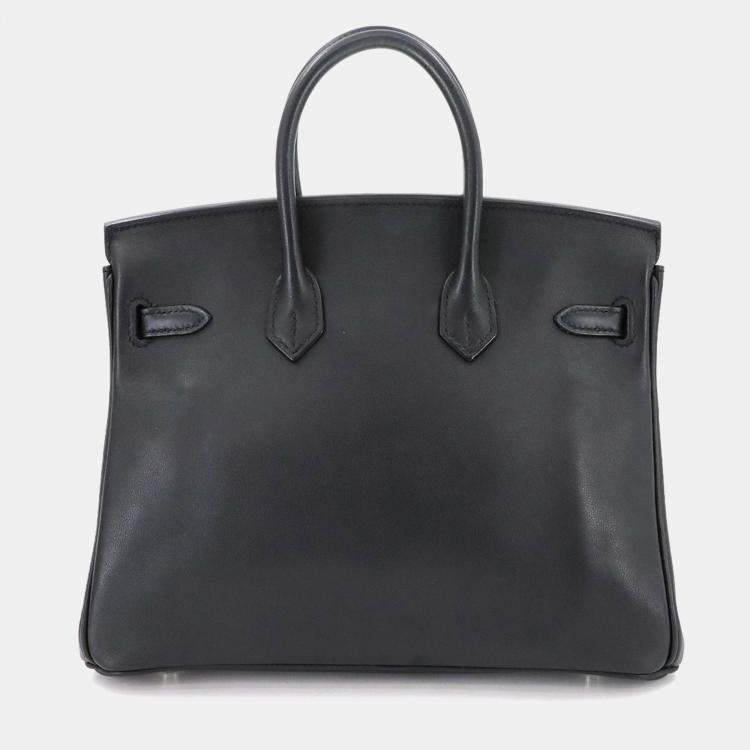 مملوكة مسبقًا Hermes Birkin 25 Swift Black Handbag